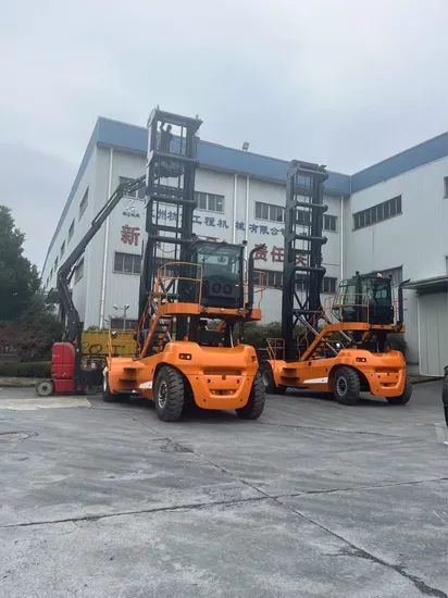 Manipulador de contenedores vacíos Hangcha serie X con capacidad de 9000 kg