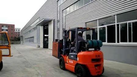 Carretilla elevadora de gasolina de 2,5/3/3,5 toneladas a gas y GLP
