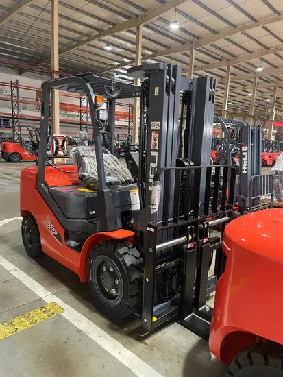 Carretilla elevadora Heli de GLP/gas de 3,5 t Cpqyd35, rentable, con certificación CE/ECA, disponible en fábrica.